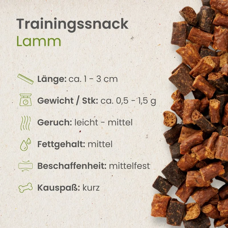 Lamm-Sticks-Trainingssnack