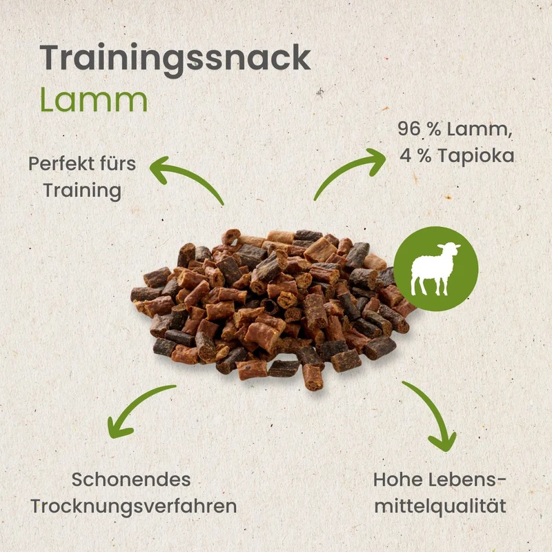 Lamm-Sticks-Trainingssnack