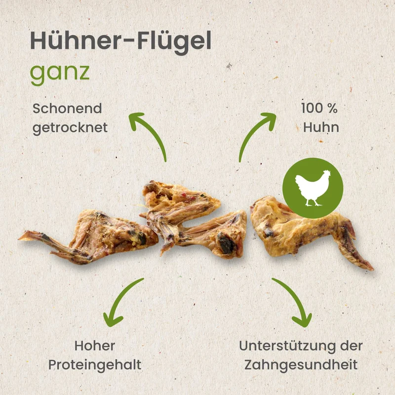 Hühner-Flügel, ganz