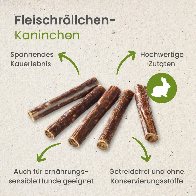 Fleischröllchen-Kaninchen