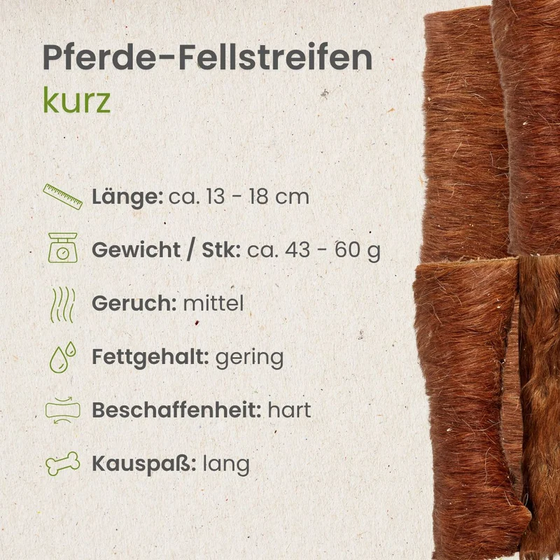 Pferde-Fellstreifen,kurz