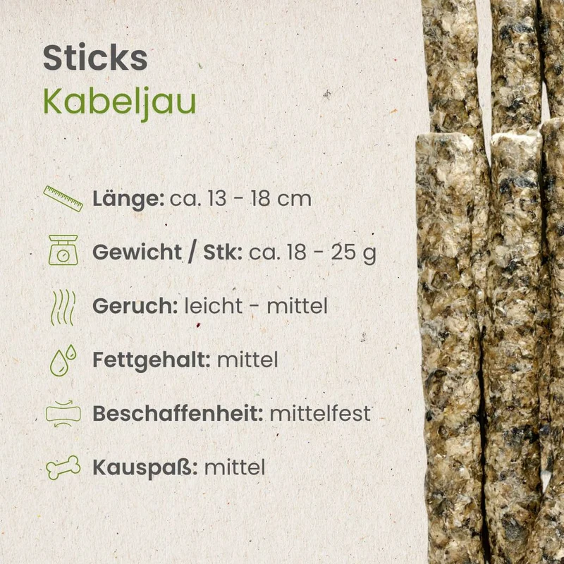 Kabeljau-Sticks
