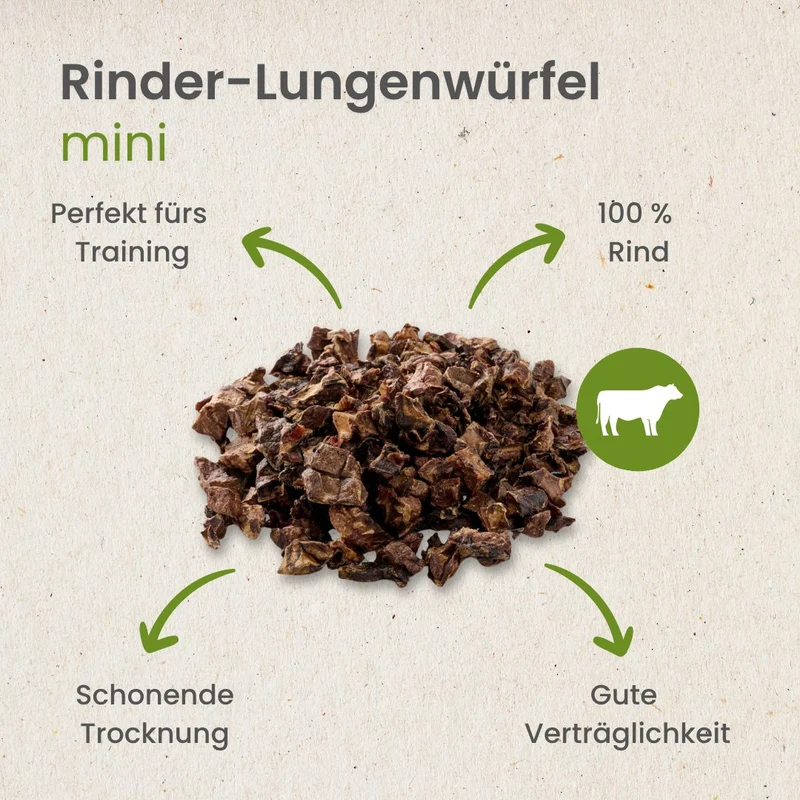Rinder-Lungenwürfel, Mini