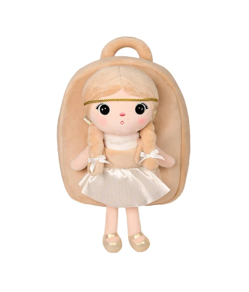 Personalisierter Metoo-Rucksack mit Puppe | Beige Engel