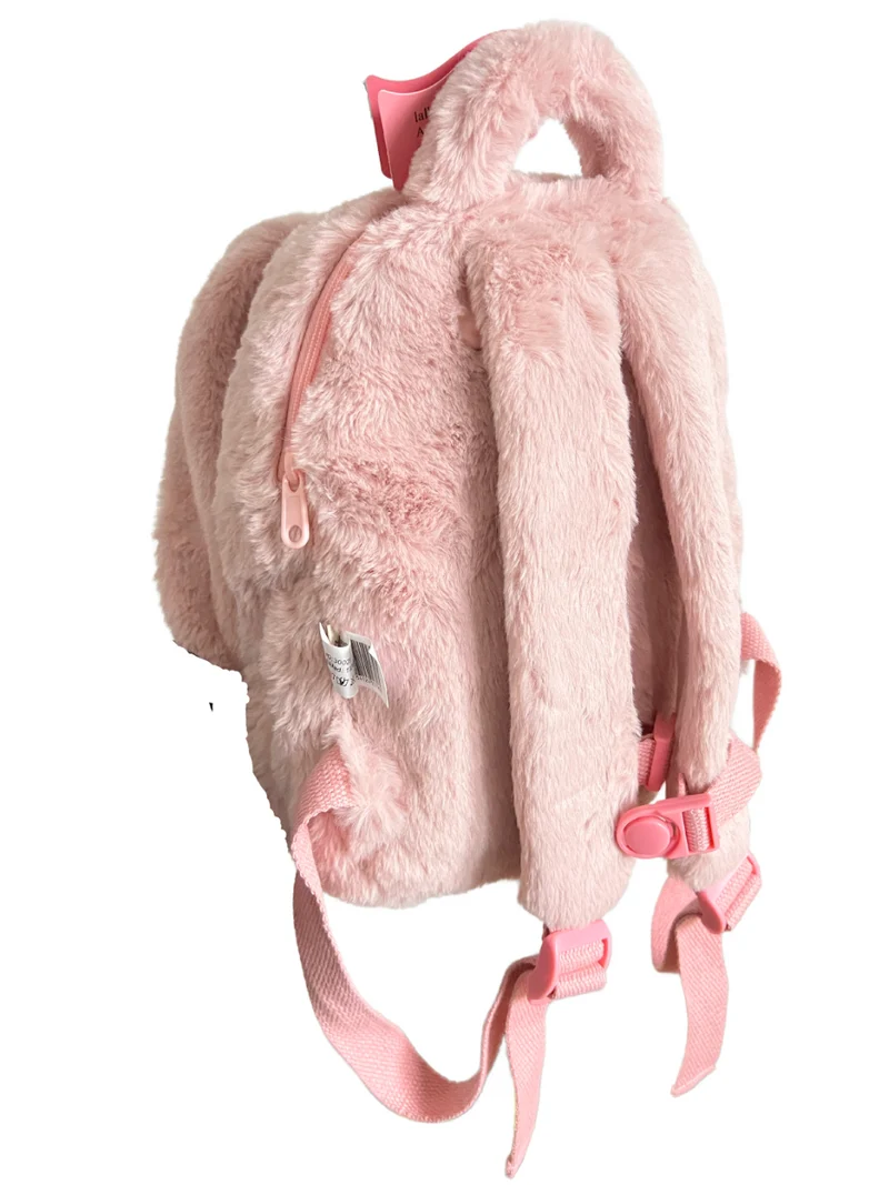 Personalisierter Metoo-Rucksack mit Puppe | Puderrosa Hase