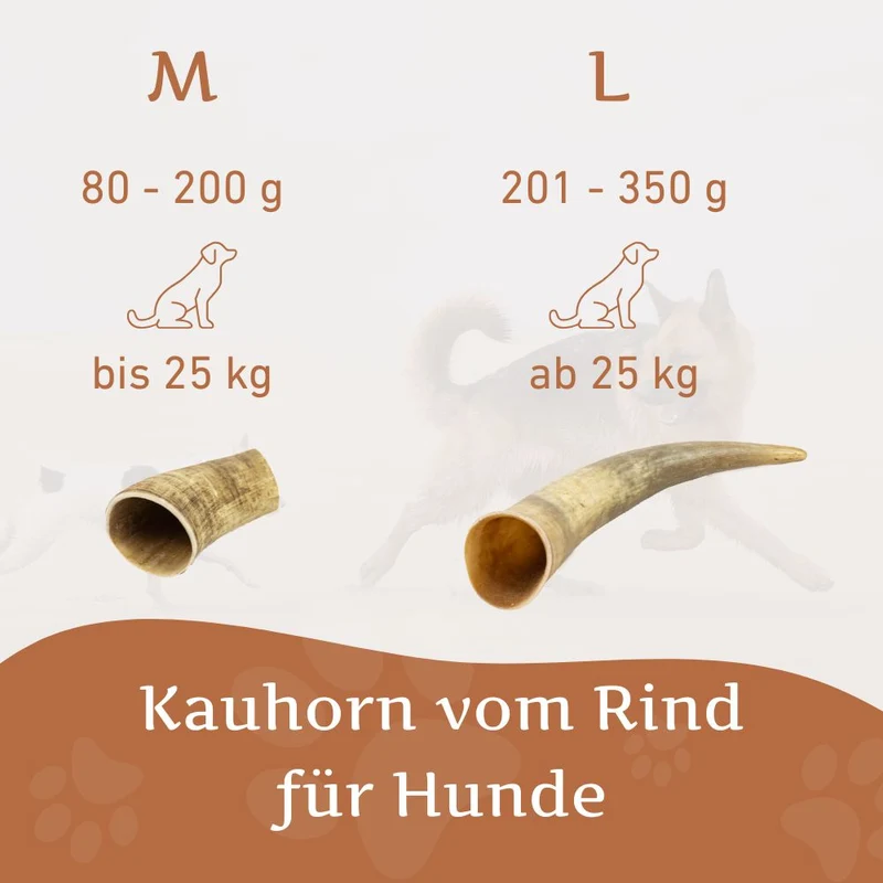 Kauhorn vom Rind - 3er Set