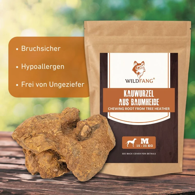 Kauwurzel aus Baumheide - 3er Set