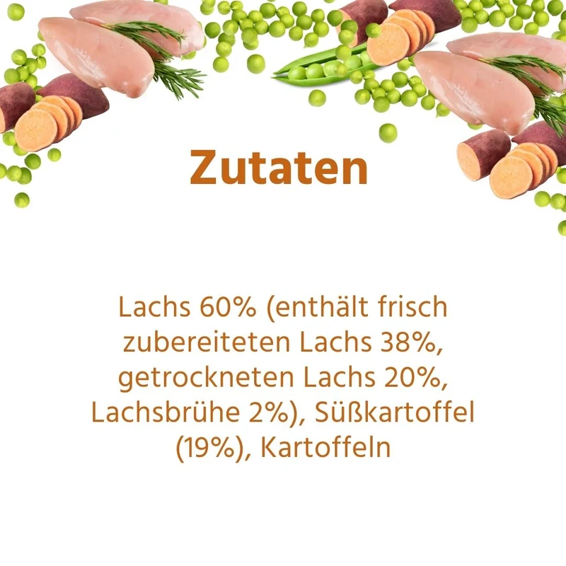 Junior Trockenfutter mit Lachs für Welpen - getreidefrei
