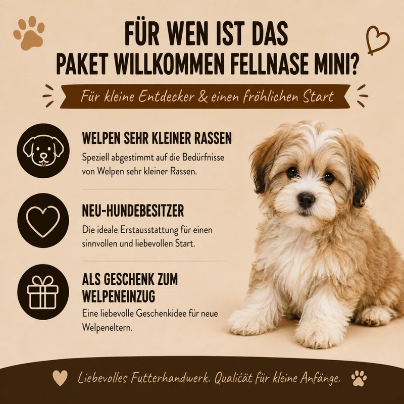 Welpen Paket "Willkommen Fellnase Mini"
