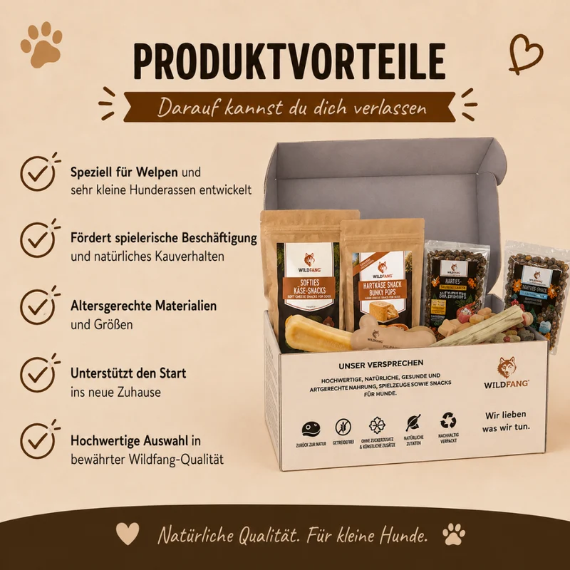 Welpen Paket "Willkommen Fellnase Mini"