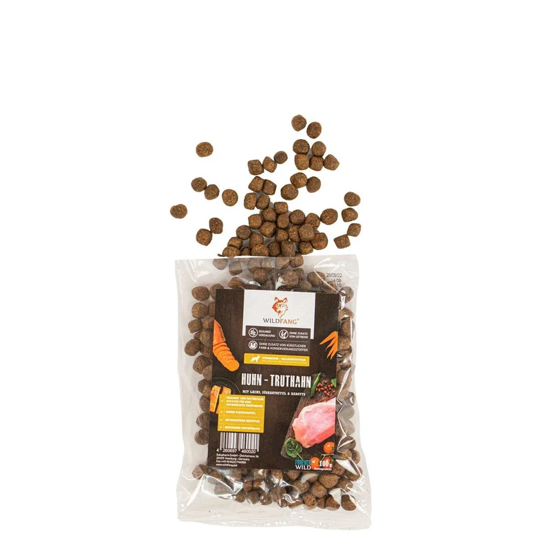 Futterprobe 100 g - getreidefreies Trockenfutter