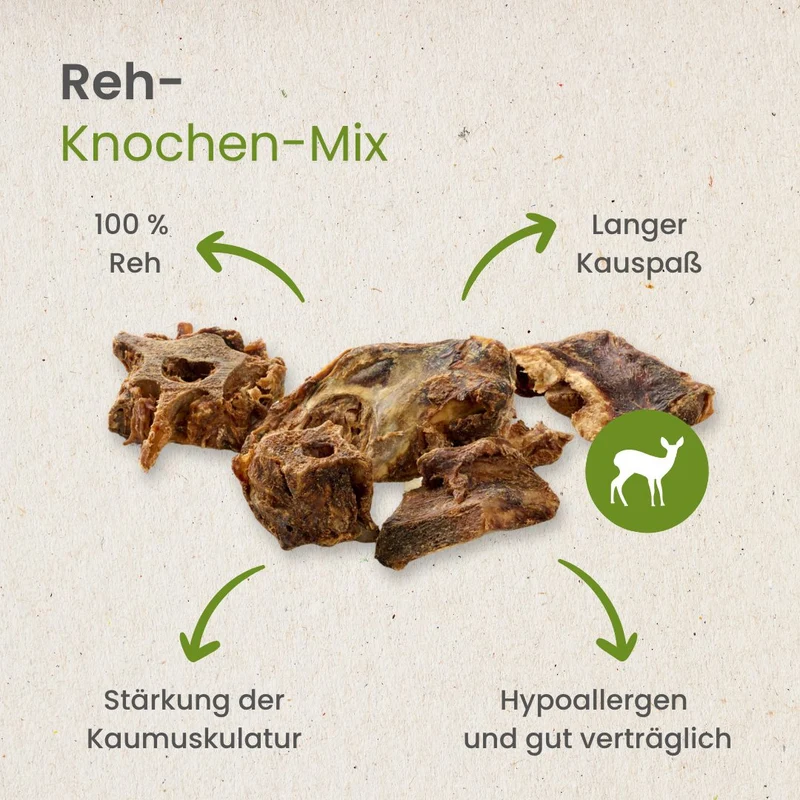 Reh-Knochen-Mix