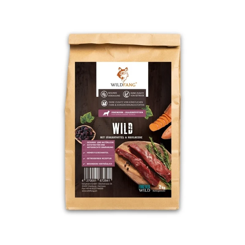 Adult Trockenfutter mit Wild - getreidefrei