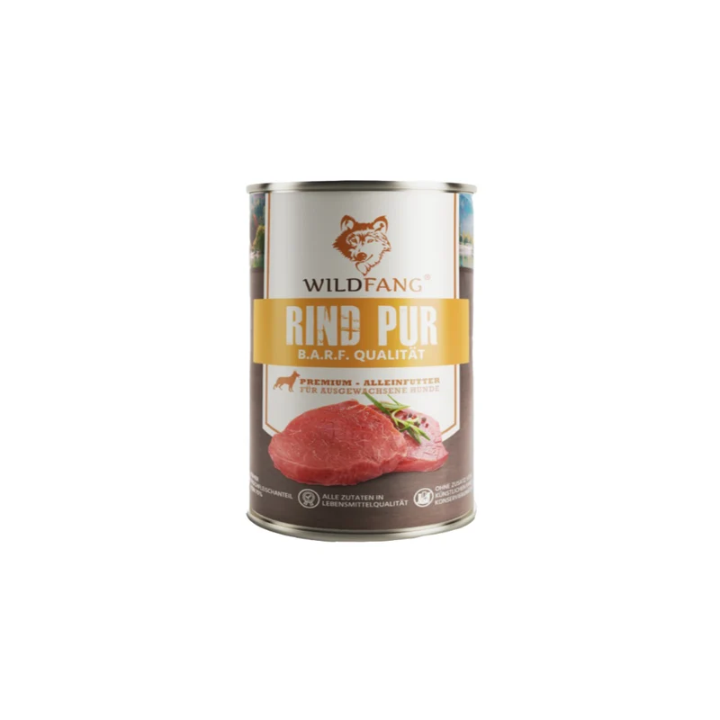 Nassfutter Rind pur - BARF Qualität