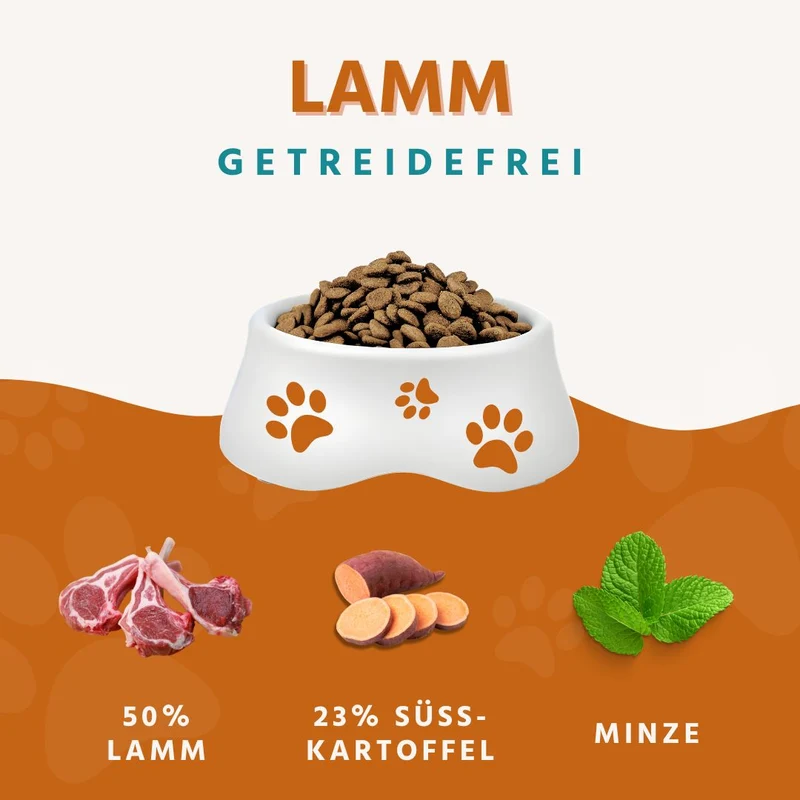 Adult Trockenfutter Sparpack 2 x 2 kg mit Lamm - getreidefrei
