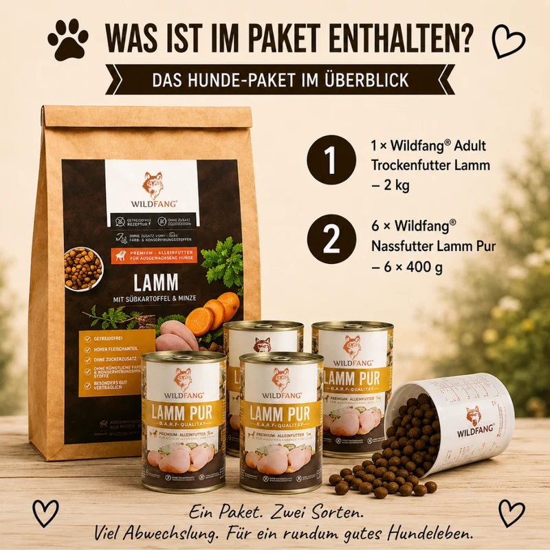 Adult Futterpaket Lamm - getreidefrei