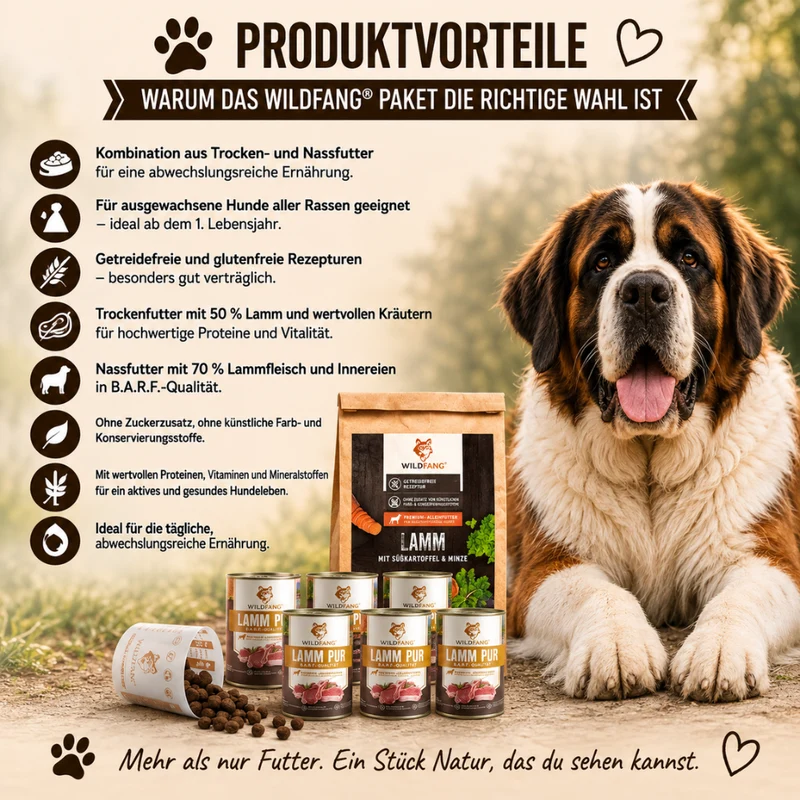 Adult Futterpaket Lamm - getreidefrei