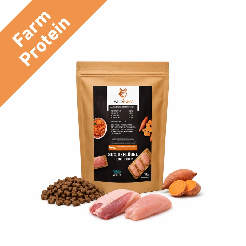 Farm Protein Snacks - Premium Hundesnacks mit 80 % Geflügel