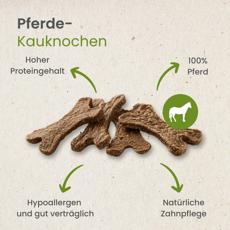 Pferde-Kauknochen