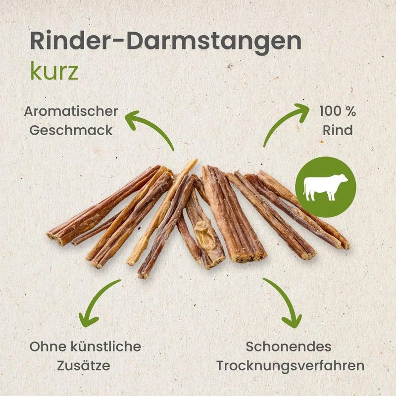 Rinder-Darmstangen, kurz