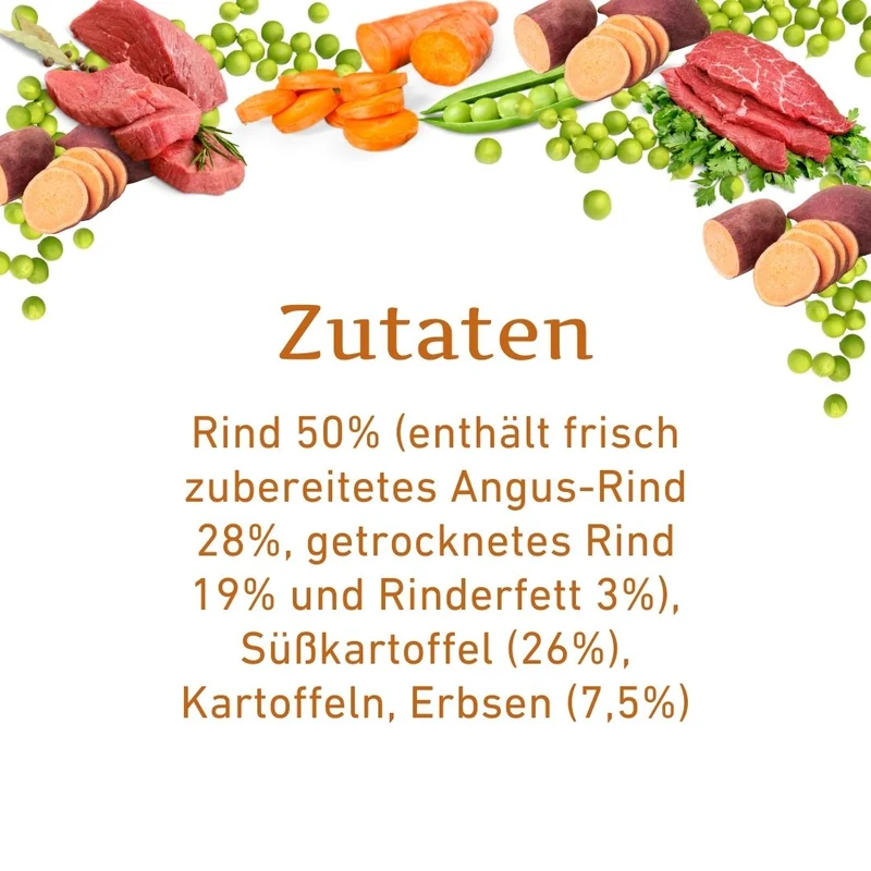 Adult Trockenfutter mit Angus Rind - getreidefrei