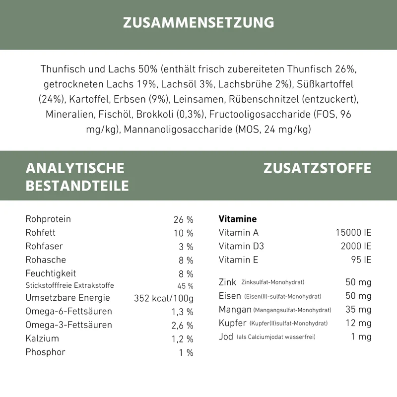 Adult Trockenfutter mit Thunfisch - getreidefrei