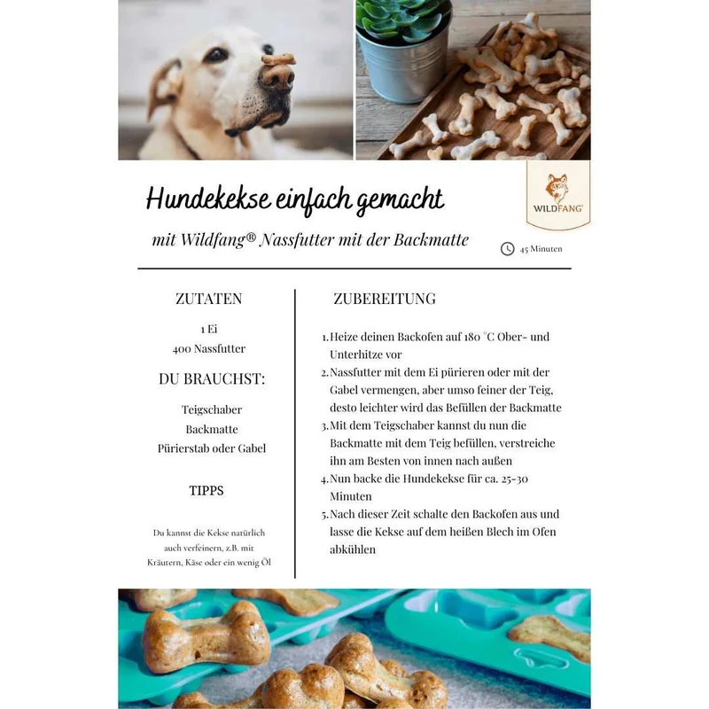 Backmatte - mit Rezeptkarten