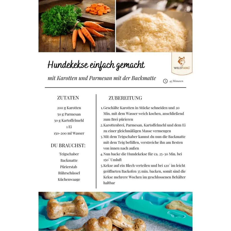 Backmatte - mit Rezeptkarten