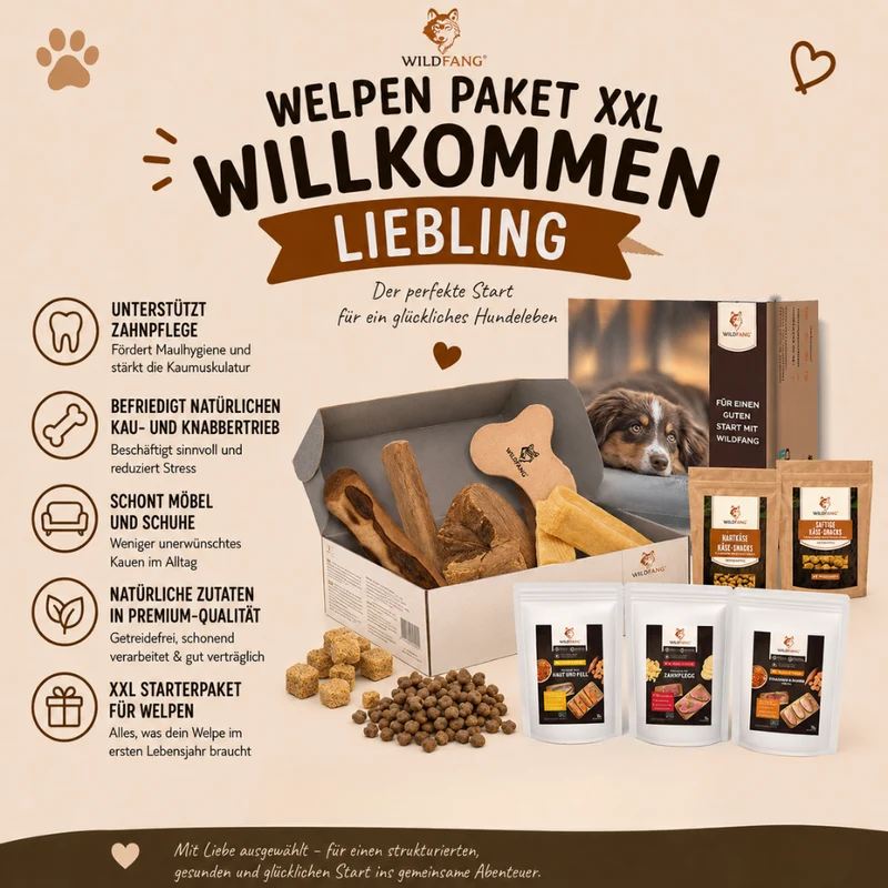 Welpen Paket XXL "Willkommen Liebling"