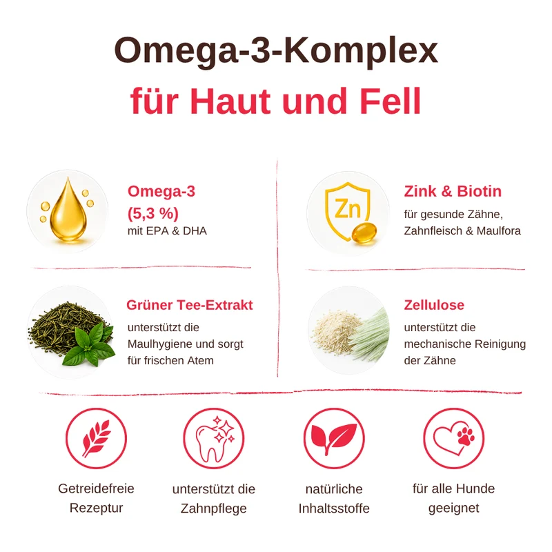 Dental Care – Funktionelle Zahnpflege Snacks für Hunde