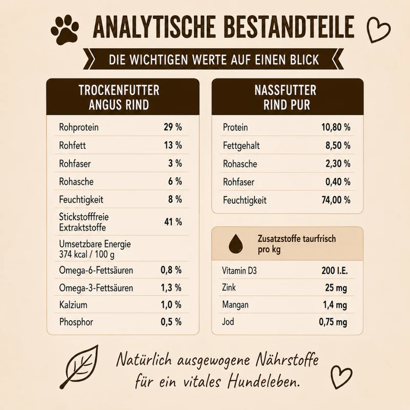 Adult Futterpaket Rind - getreidefrei