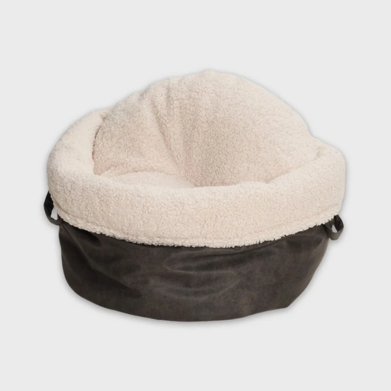 Hundekörbchen Shopper Little Basket Saddle Graphit