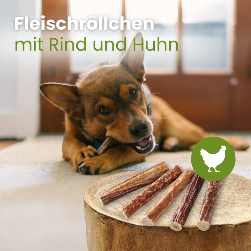 Fleischröllchen-Huhn
