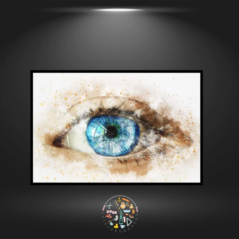 Blue Eye' - Strass / Rhinestone