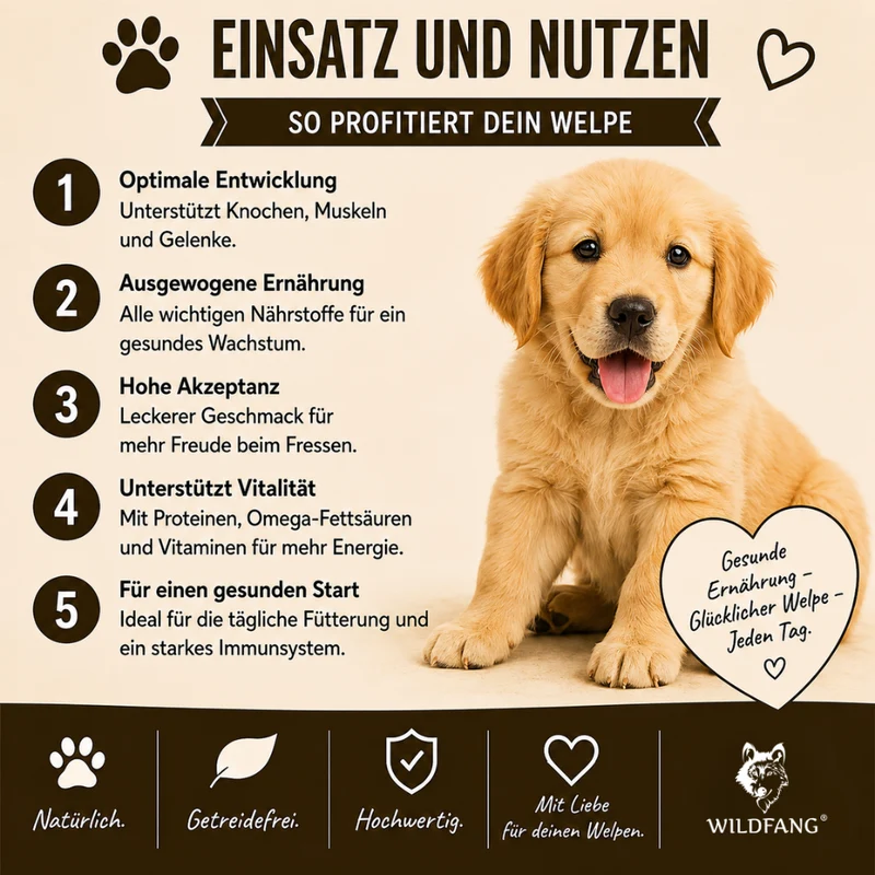 Welpen Futterpaket Huhn - getreidefrei