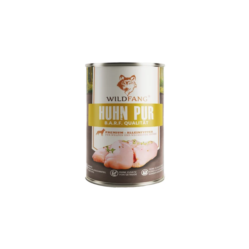 Nassfutter Huhn pur - BARF Qualität