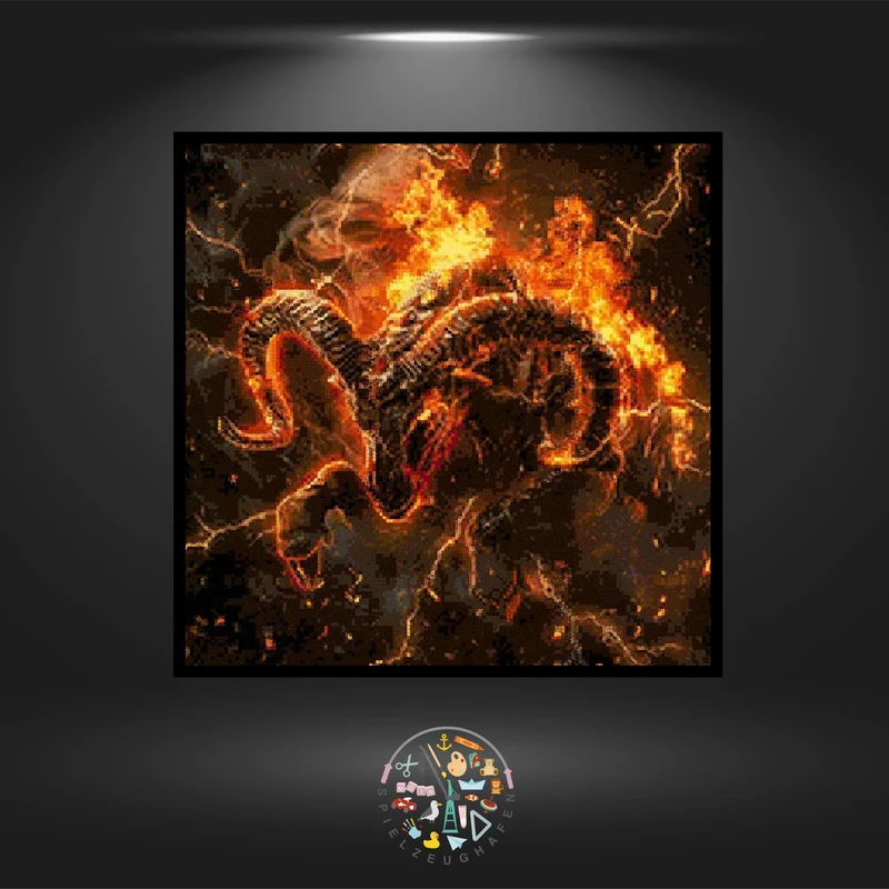 Sternzeichen Dark side - Widder - Quadratisch
