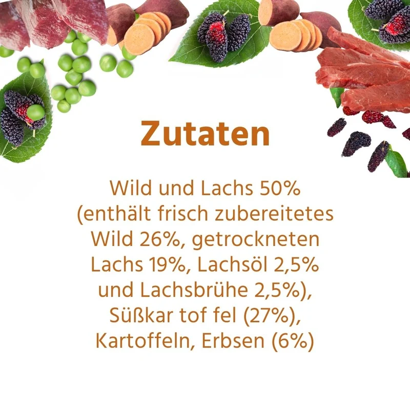 Adult Trockenfutter Sparpack 2 x 2 kg mit Wild - getreidefrei