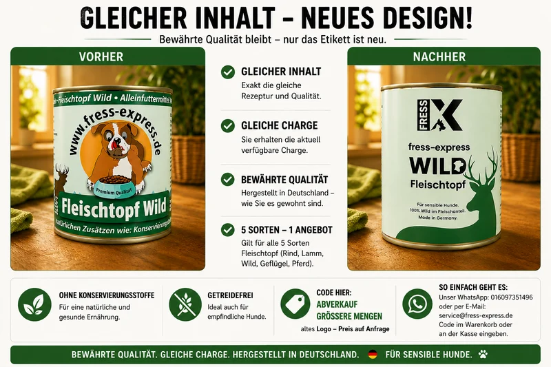 fress-express Fleischtopf Wild 400 + 800 g