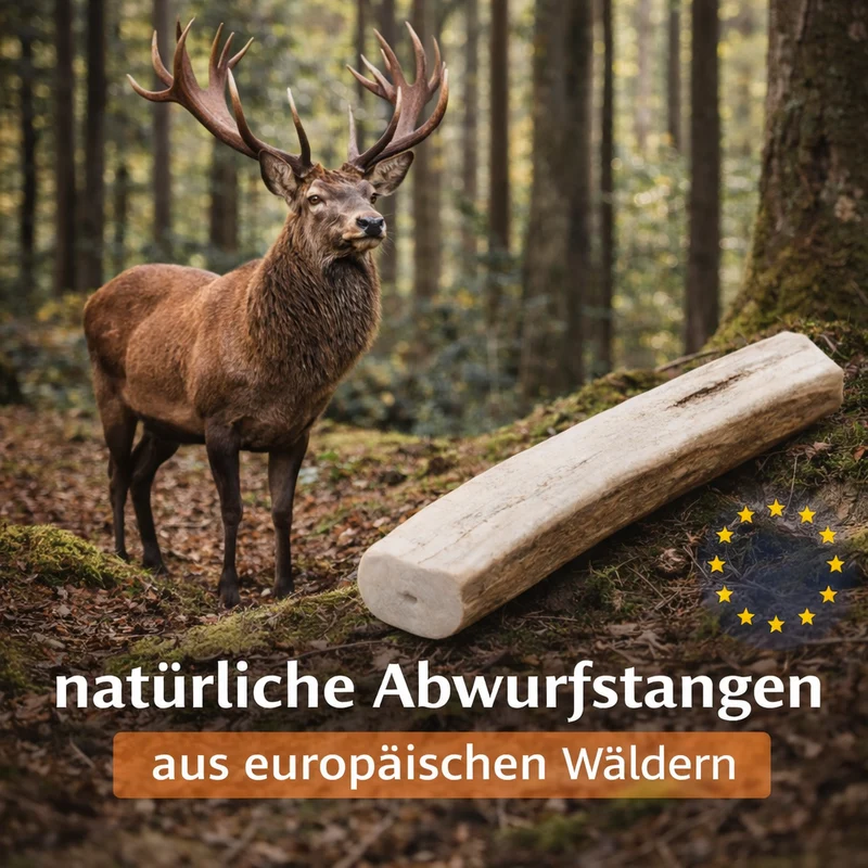 Kaugeweih Rothirsch - halbe Kaustange