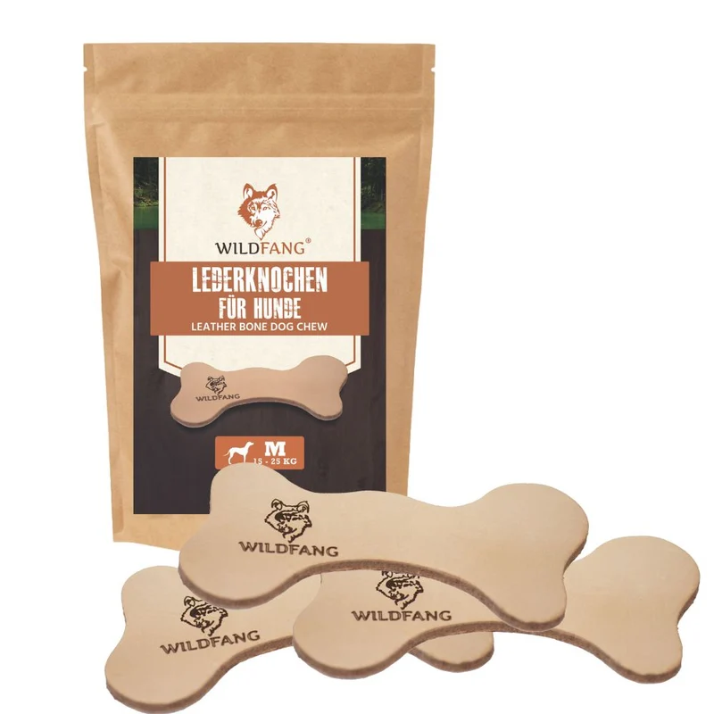 Lederknochen - Kauleder - 3er Set
