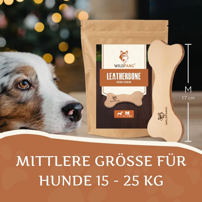 Lederknochen - Kauleder - 3er Set