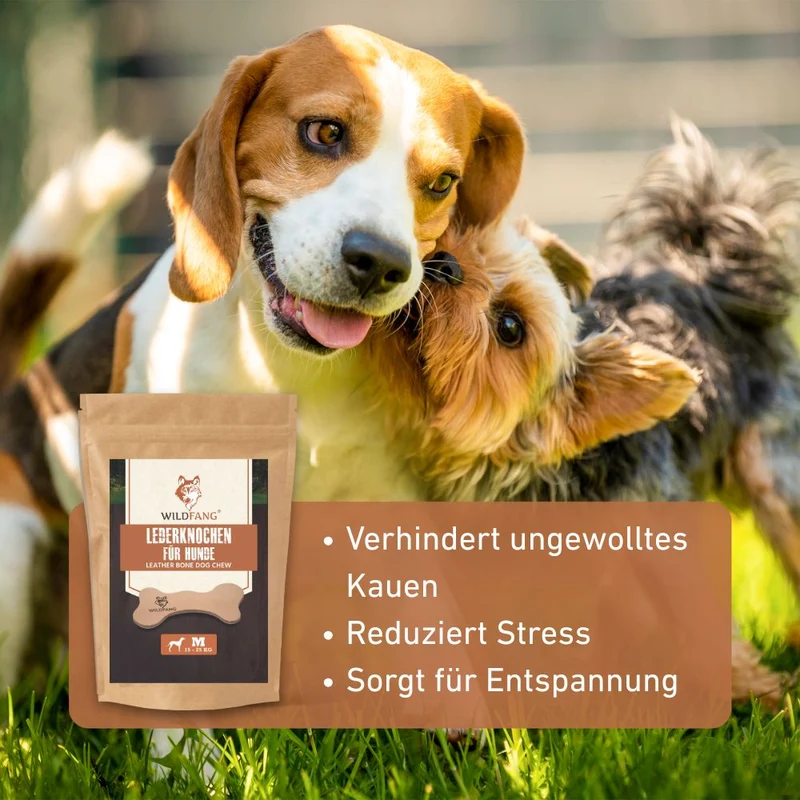Lederknochen - Kauleder - 3er Set