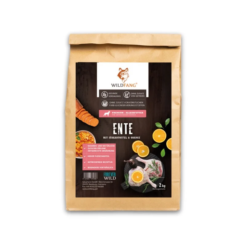 Adult Trockenfutter mit Ente - getreidefrei