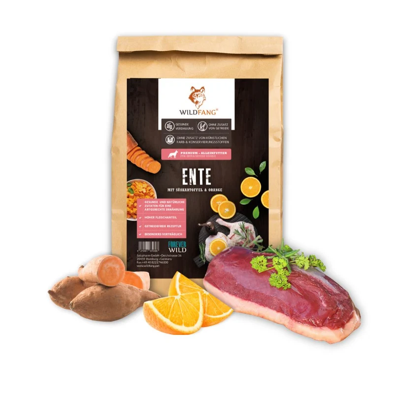 Adult Trockenfutter mit Ente - getreidefrei