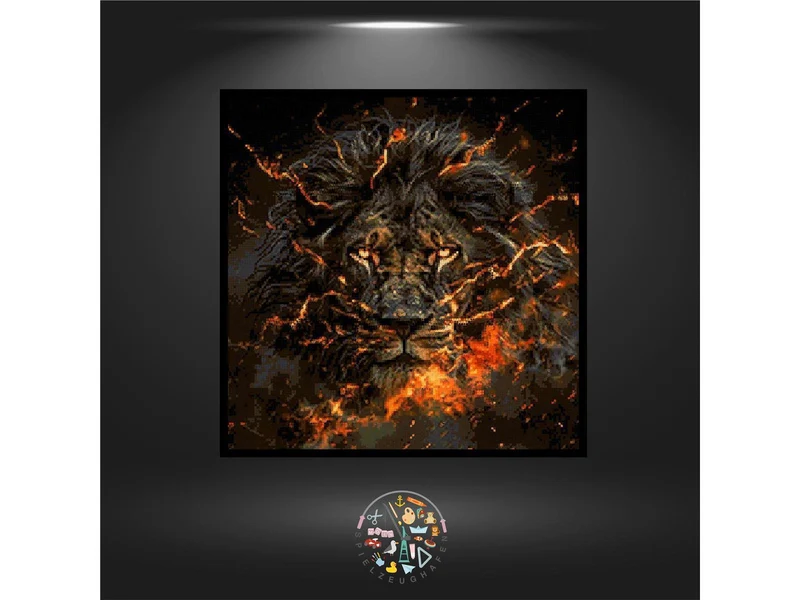 Sternzeichen Dark side - Löwe - Quadratisch