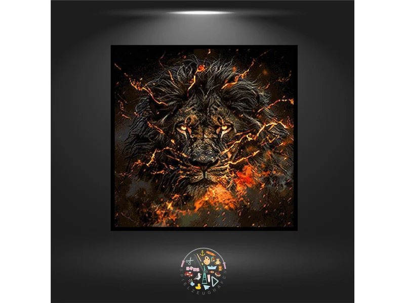 Sternzeichen Dark side - Löwe - Quadratisch