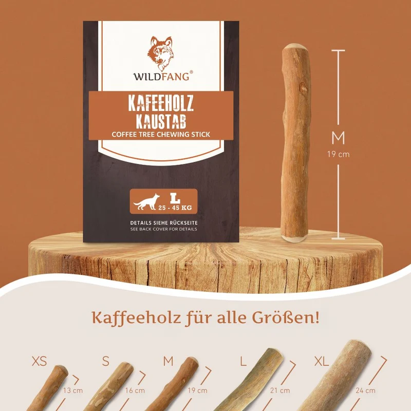 Kaffeeholz Kaustab - 3er Set