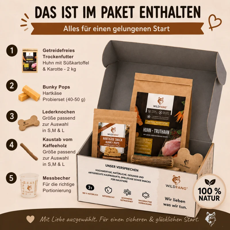 Welpen Paket "Willkommen Fellnase"