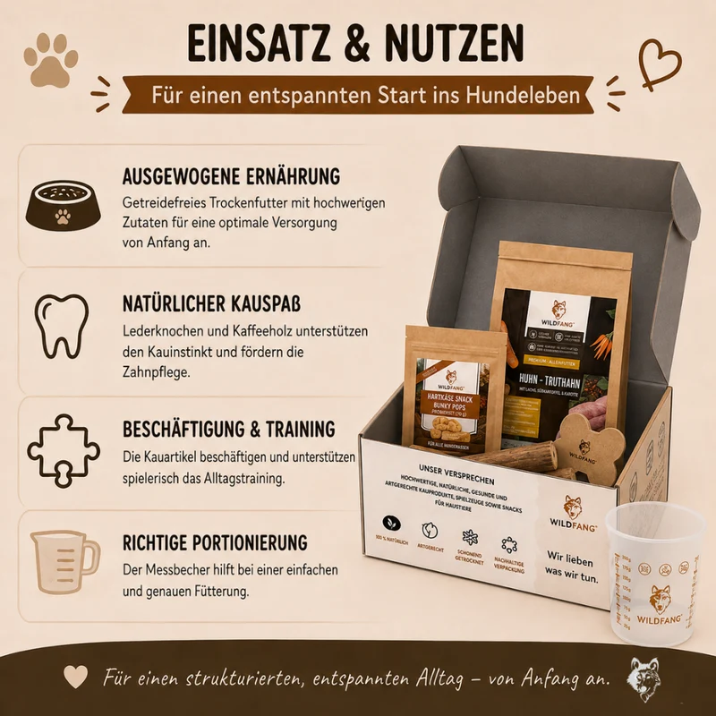Welpen Paket "Willkommen Fellnase"